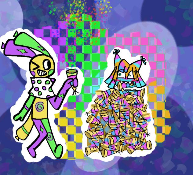 They got thier party poppers!!