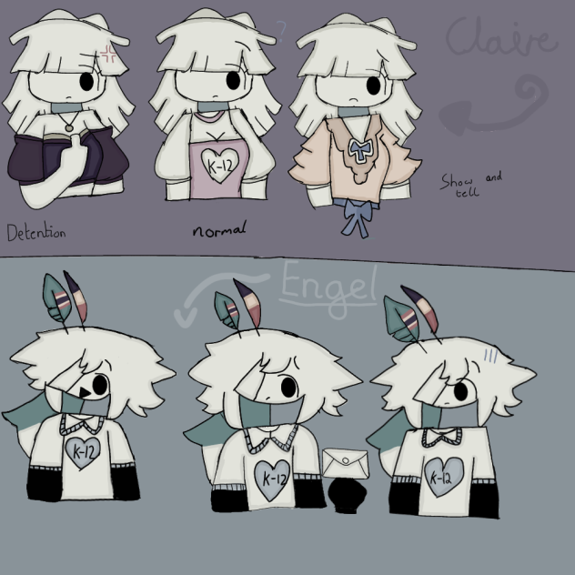 Claire and Engel - K-12 but for emotions