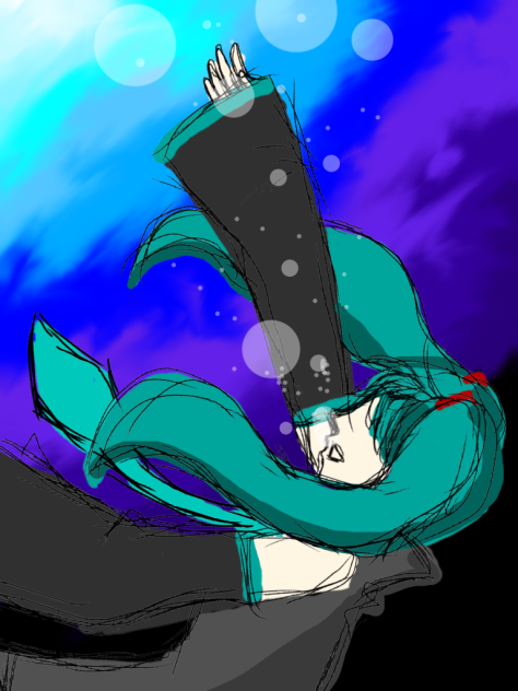 沈む。
