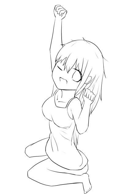 寝起き…