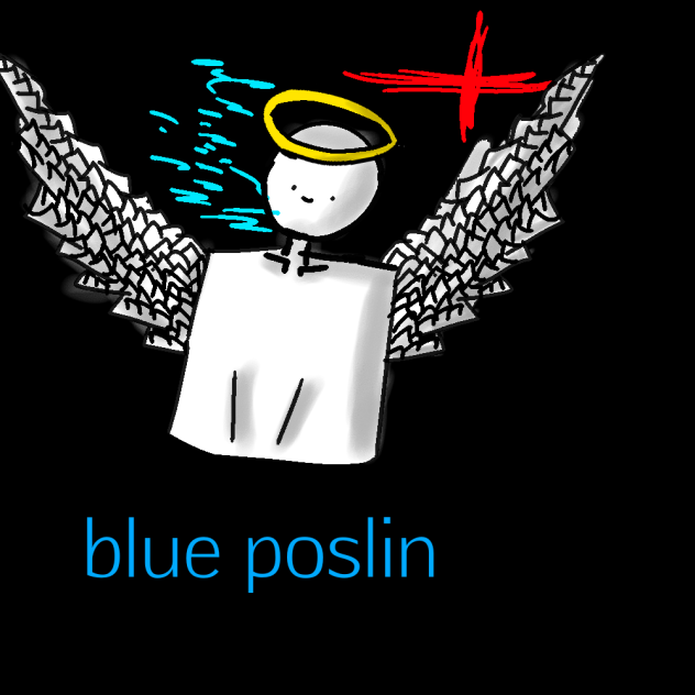 blue poslin 팬아트