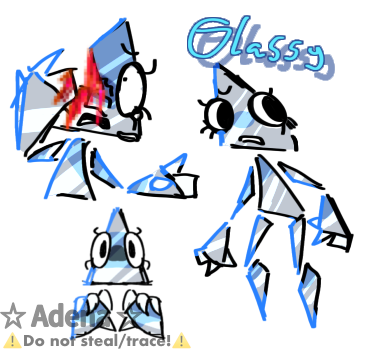 Glassy