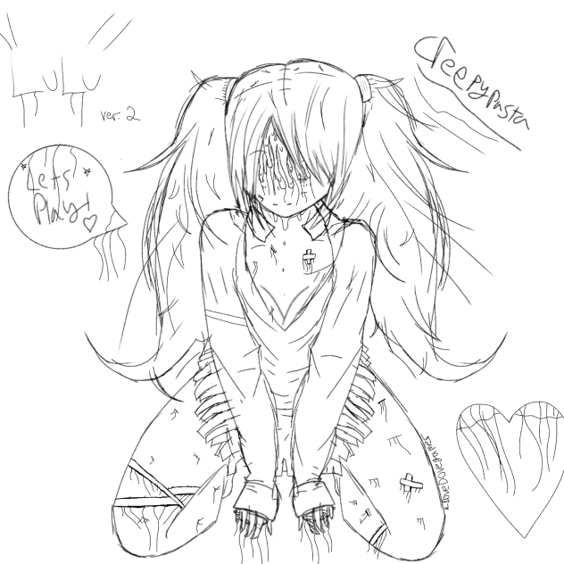 Lulu! (Version 2) 🔵🖤💜🩸Creepypasta