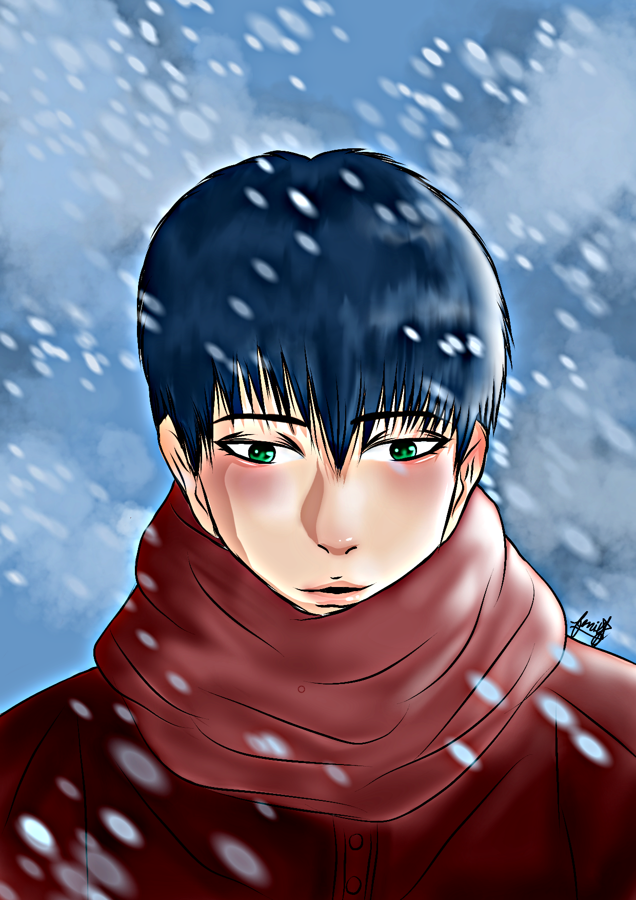 cold day🥶 ️ - ibisPaint