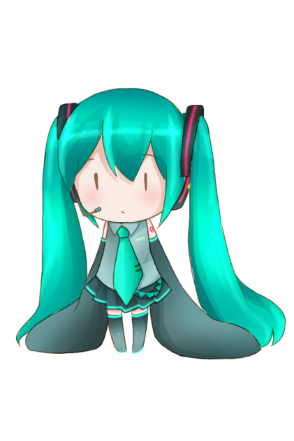 ミニ初音さん 加工なし
