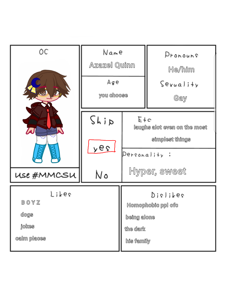 Character Sheet for a comic! - ibisPaint
