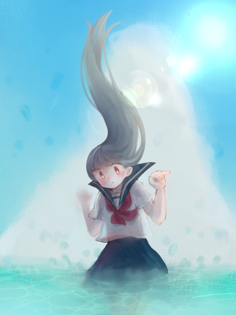 夏に吸い込まれる