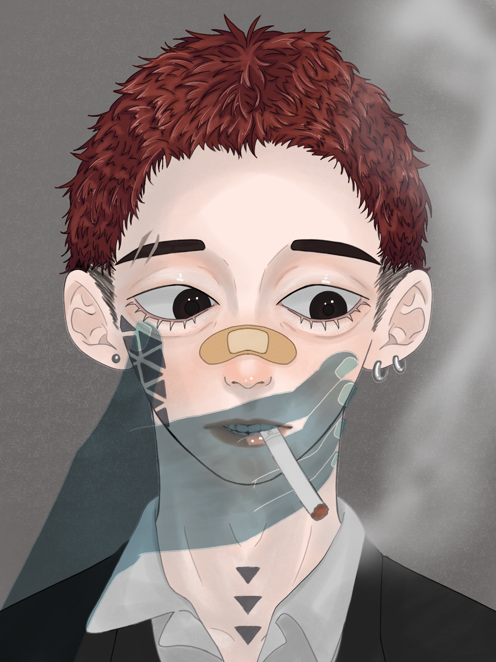 with ghost - ibisPaint