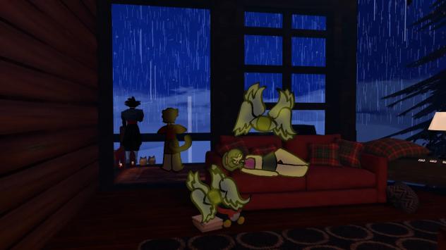 Silent night with Goku black