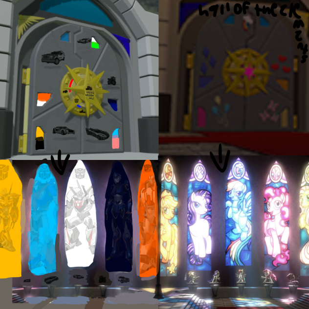 Hall Of Both The Autobots And Elements