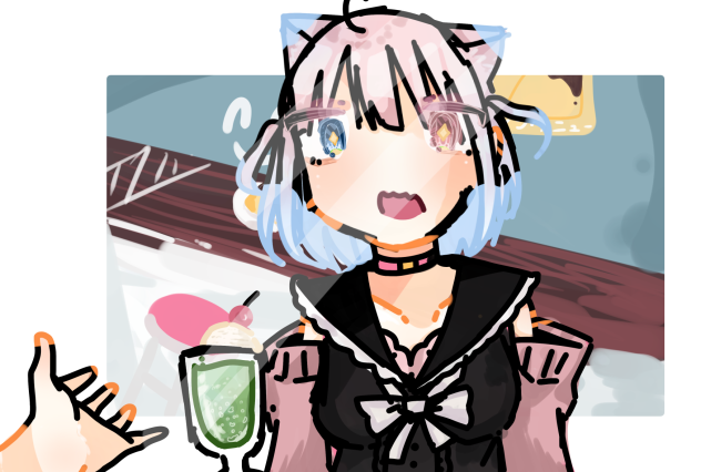 🍈＋🥤＝🍹