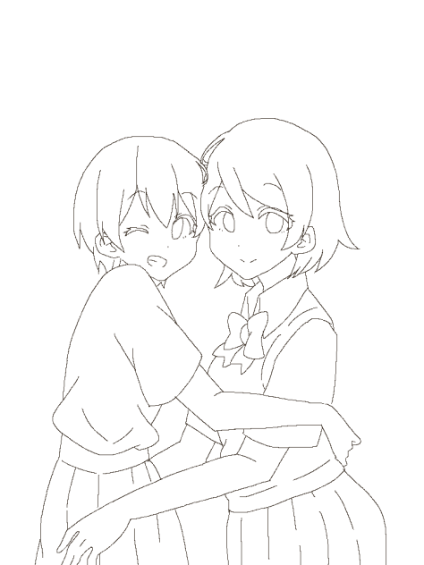りんぱな線画