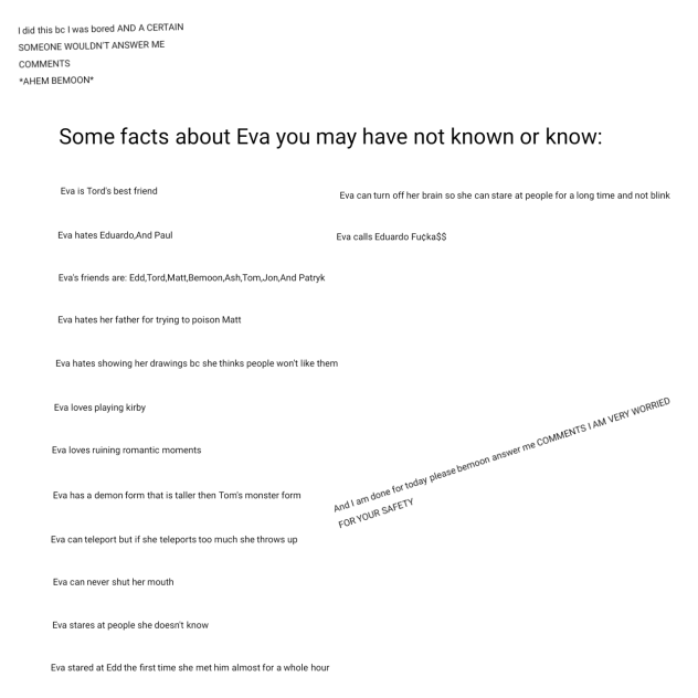 facts about eva