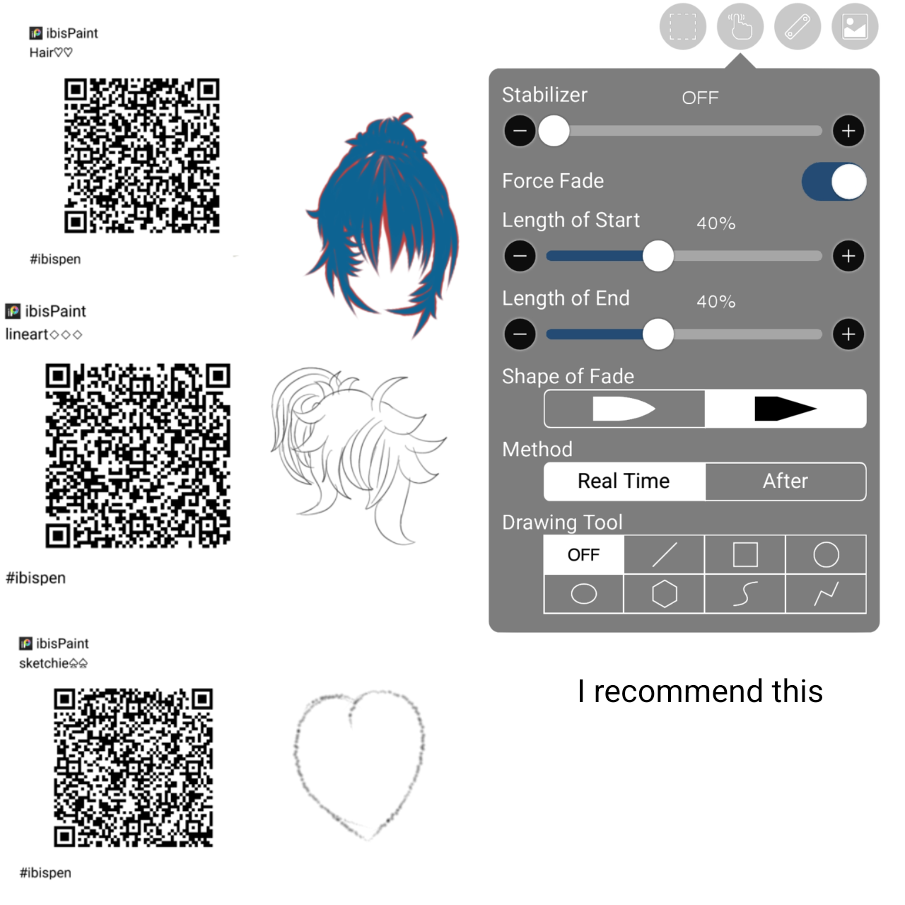 brushes I created - ibisPaint