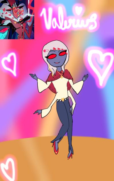 Valerius daughter of Valentino Hazbin Oc