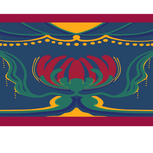 IBM3729 chrysanthemum border
