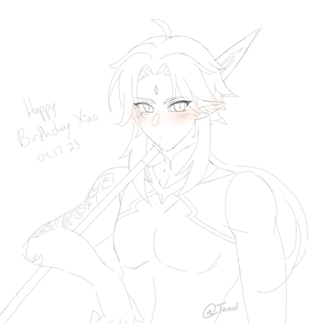 Xiao.bday.sketch
