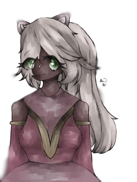 Girl with Cat Ears