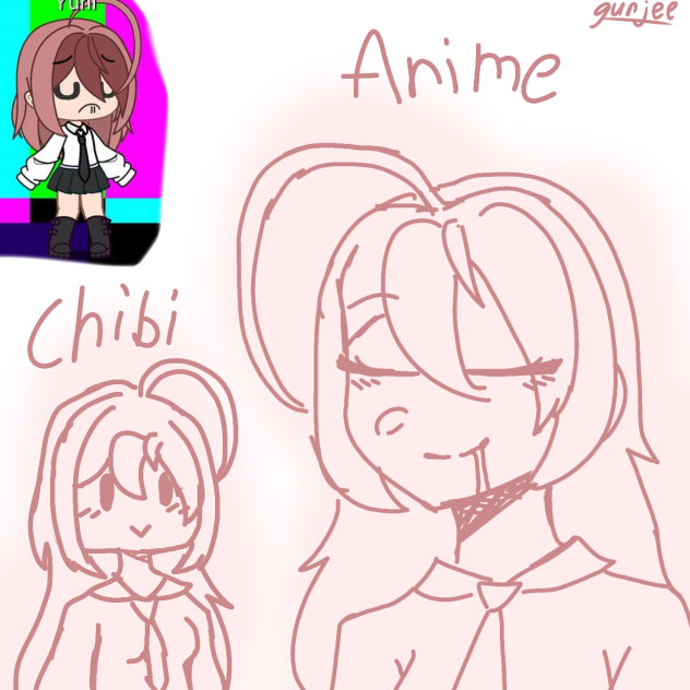 chibi and anime style