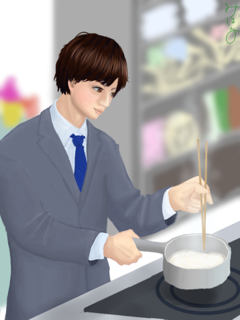 スーツでキッチンってよくないですか？