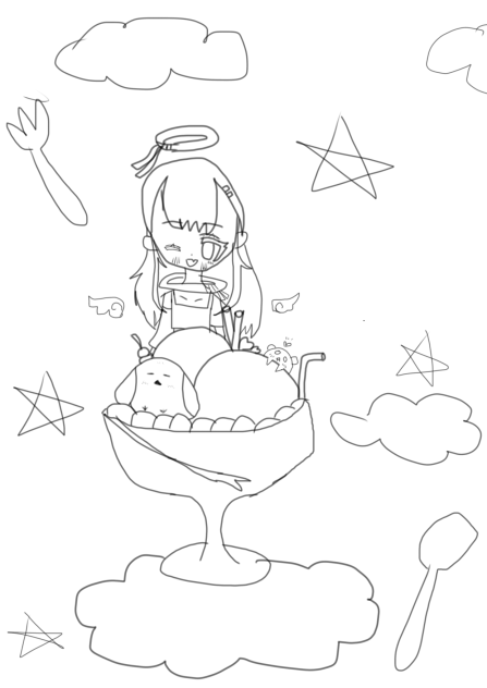 塗り絵なり！