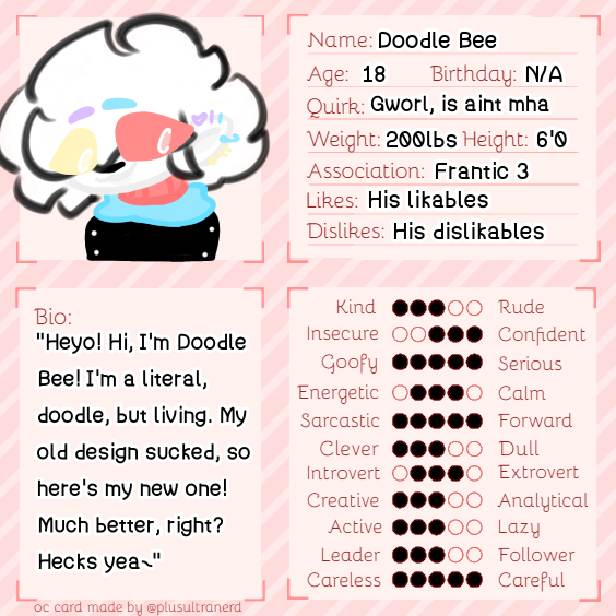 •Doodle Bee - Bio•