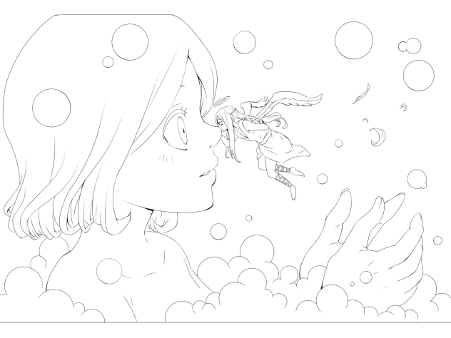 ☆泡玉サプライズフィーバー☆(線画)