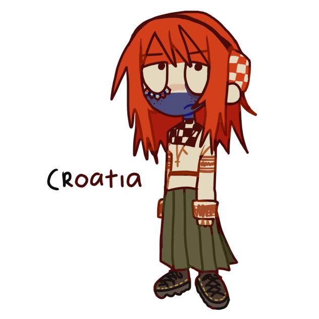 Doodle of Croatia 👽🇭🇷🇭🇷