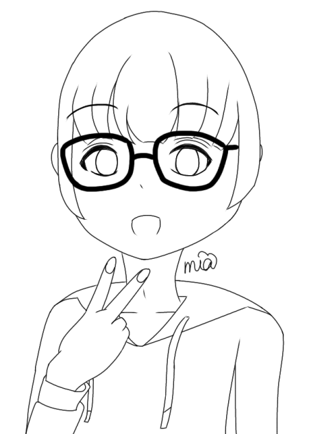 glow 線画