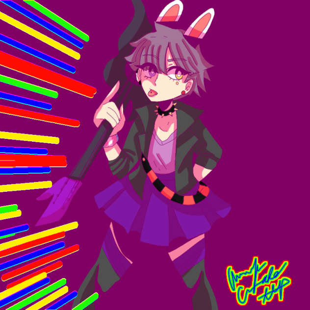 guitar bunny girl