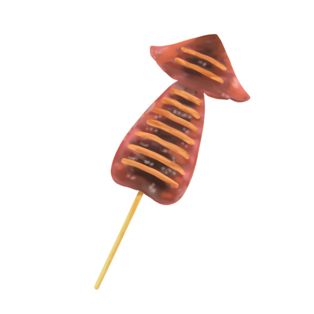 あつあつイカ焼き