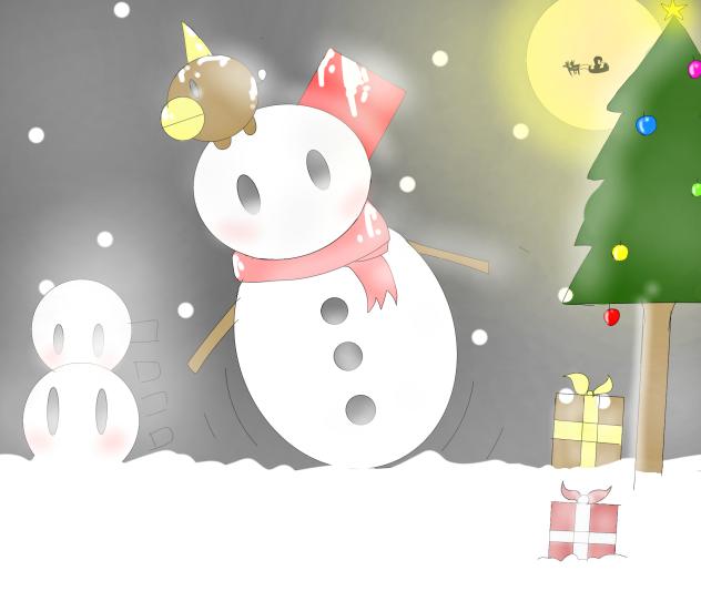 魚しょうゆと雪丸のクリスマス