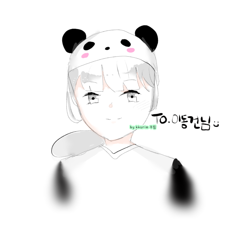 판다후드티 소년 - panda boy (180726) - ibisPaint