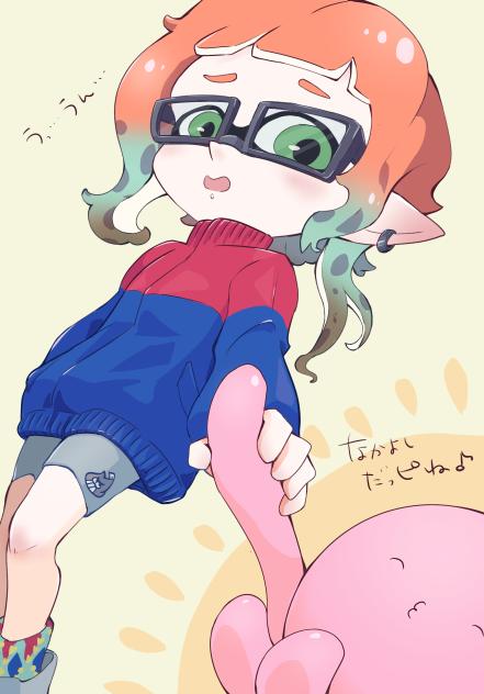 イカちゃんとタコちゃんは仲良しだっピ♪