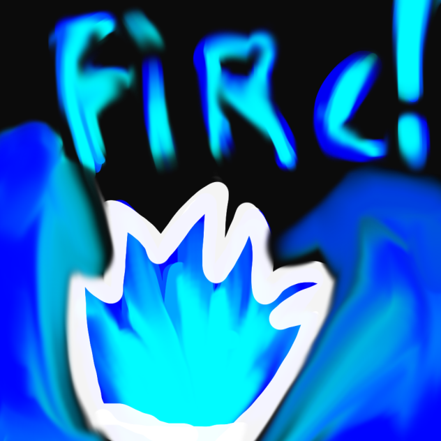 blue fire