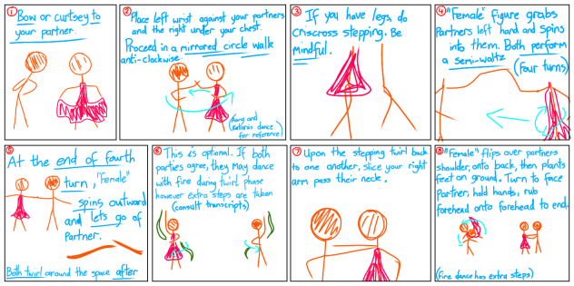 The Lich and Disgraced Priestess dance