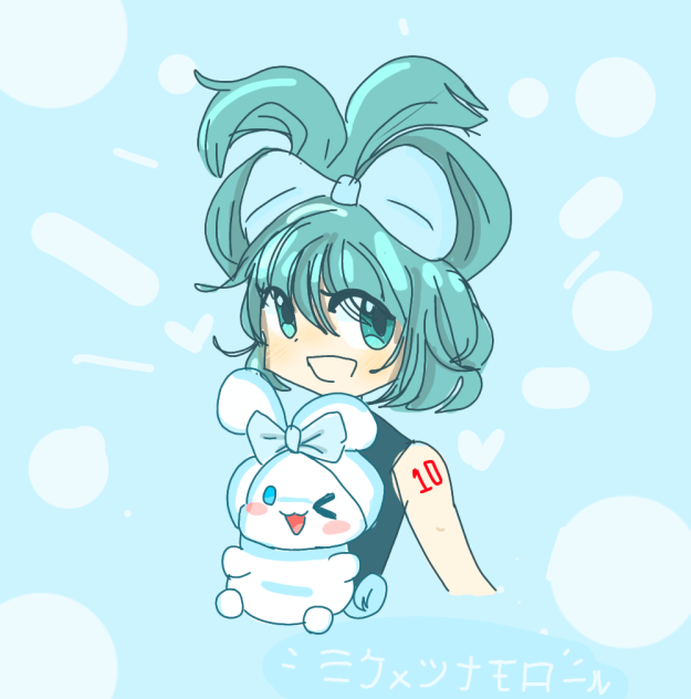 ミク×シナモロール💙miku x cinnamorrol