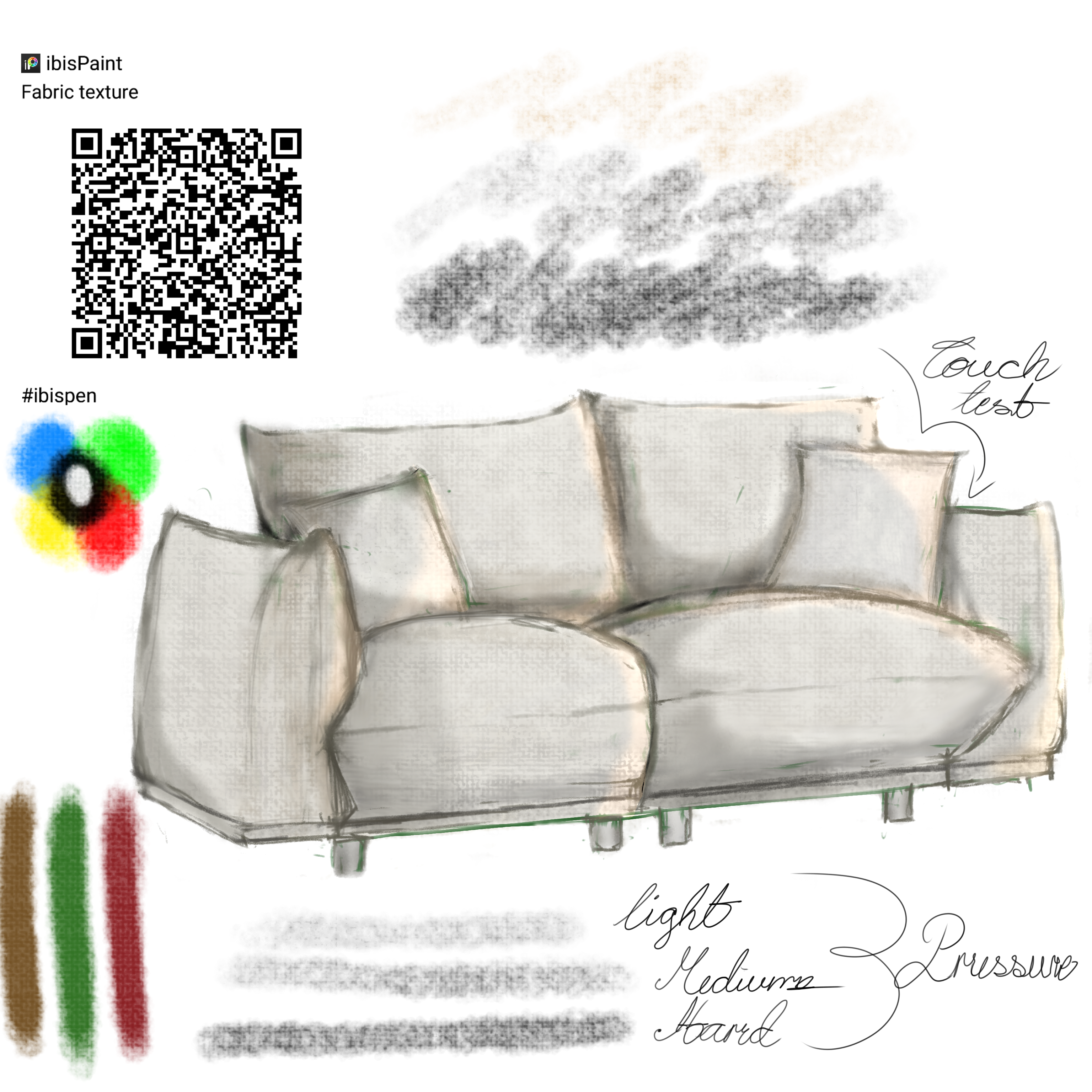 Fabric texture - ibisPaint