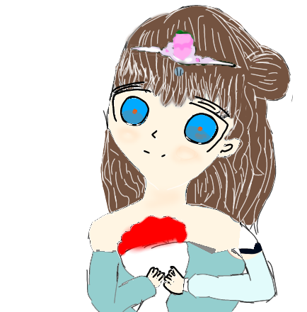華束(塗り絵)