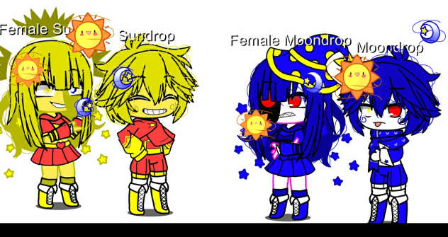 New looks for my OC's