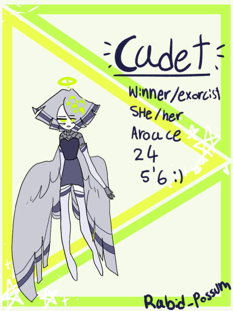 Cadet ref sheet