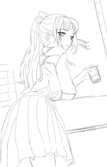 Sketch  of girl