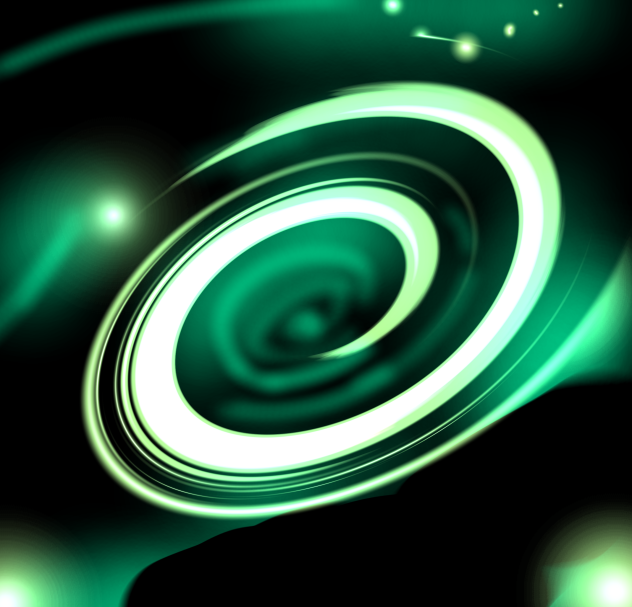渦巻く光