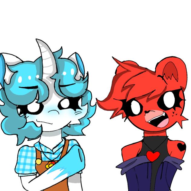 CRAFTY CORN AND BOBBY BEAR HUGGG!!!!! - ibisPaint