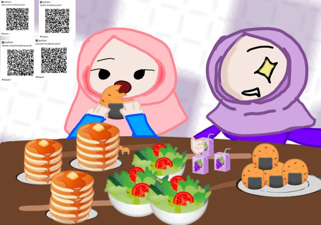 mukbang qr codes!