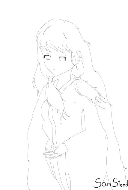 festival girl(Lineart)