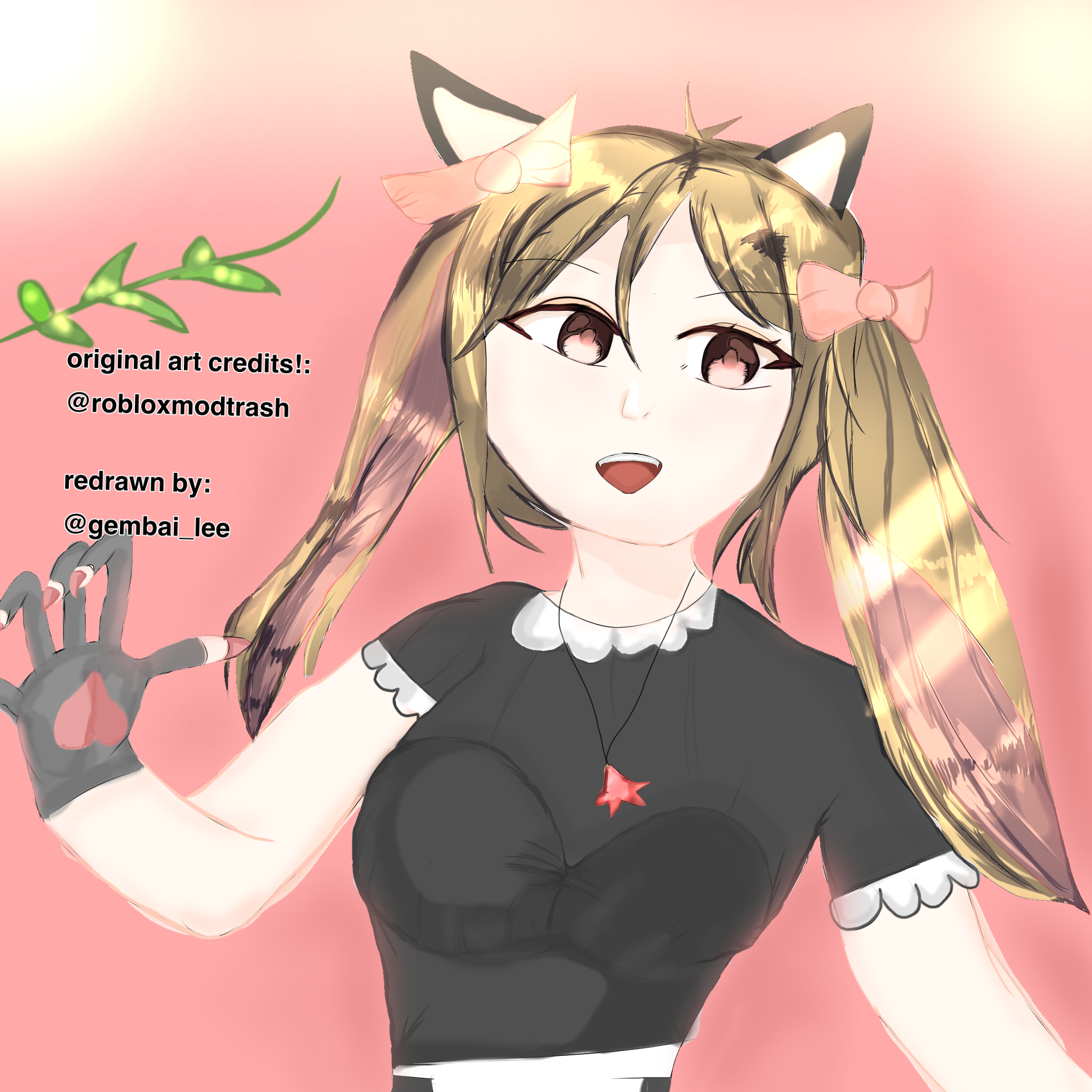 redrawn style of “le anime attempt” - ibisPaint