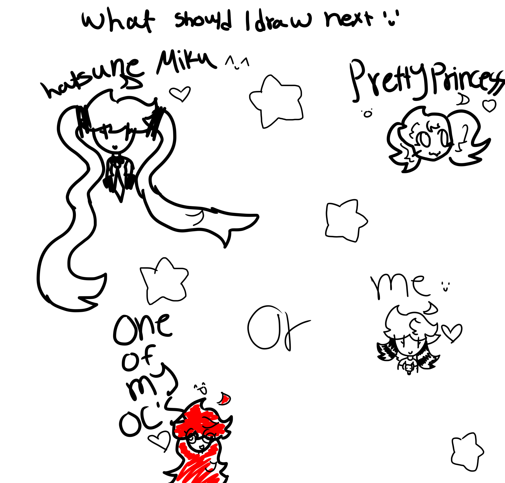 what should I draw today - ibisPaint