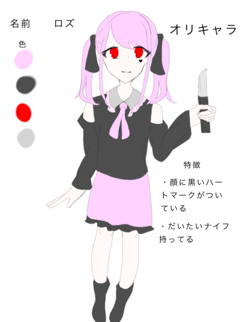 オリキャラ　ロズ(色)