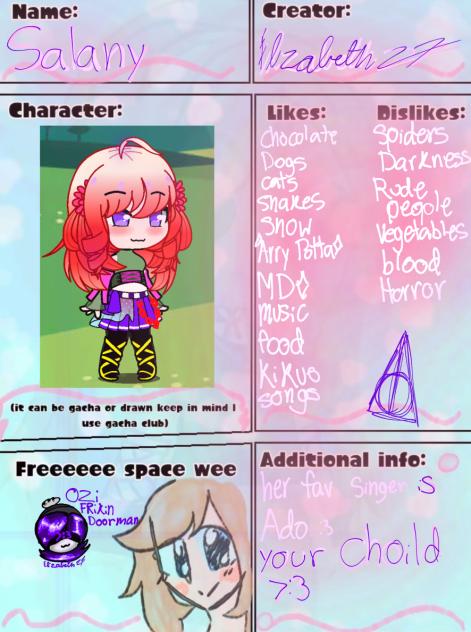 Ref Sheet for Boba!!